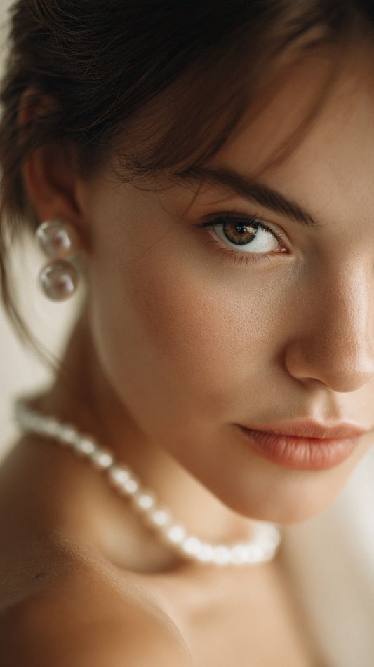 Éclat Vintage Pearl Earrings