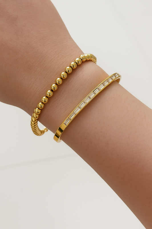 Linea Gold-Plated Cuff Bracelet