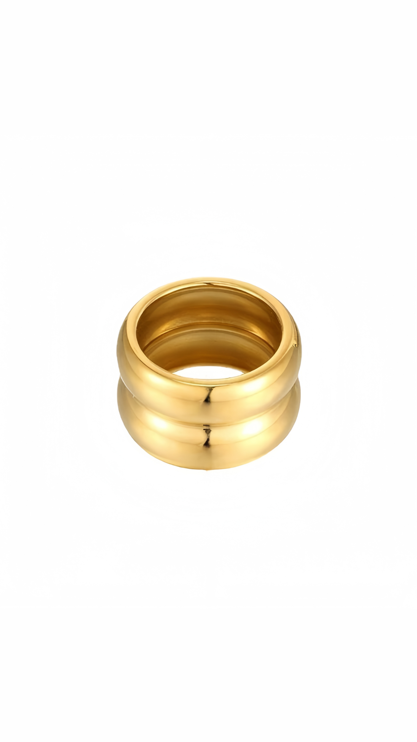 Halo Twin-Band Ring