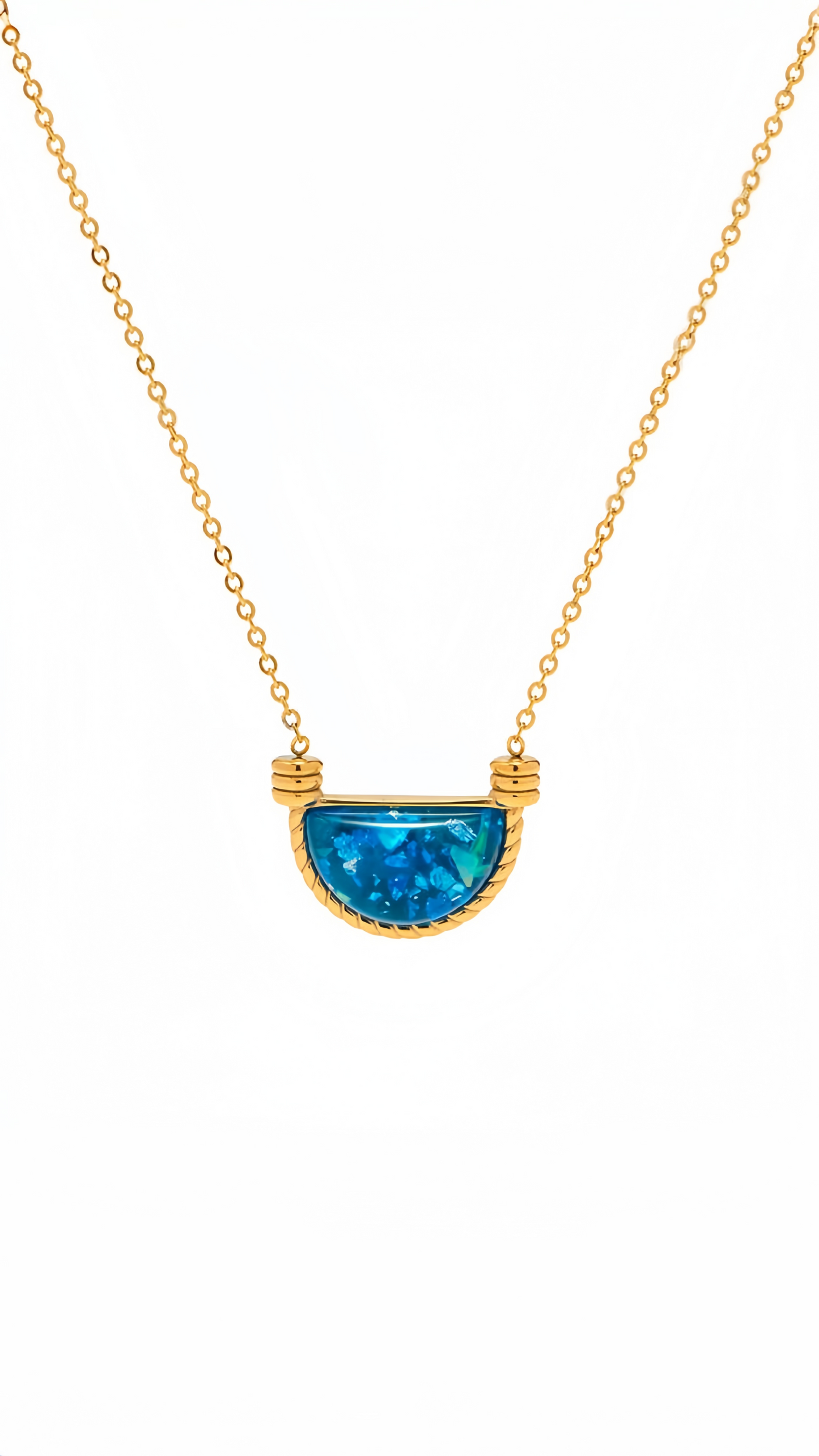 “Moonlake” Pendant Necklace