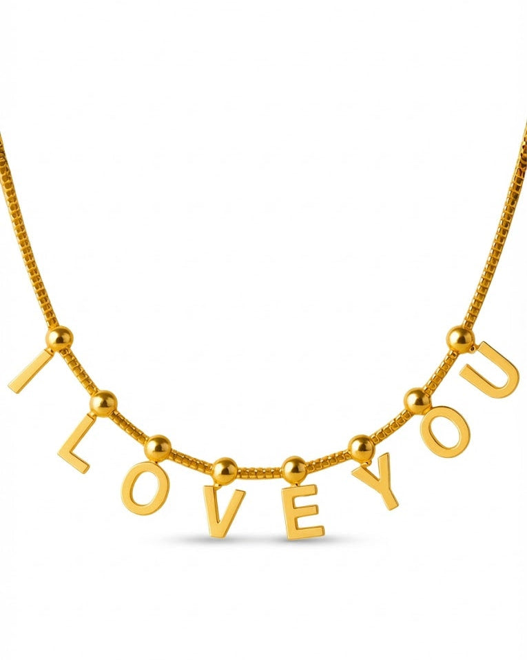 Custom Gold Initial Pendant