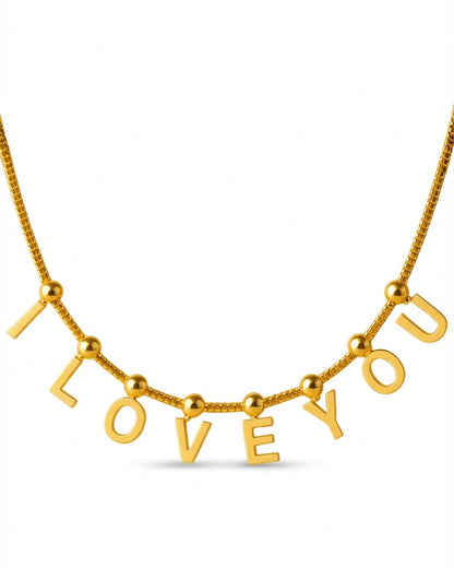 Custom Gold Initial Pendant